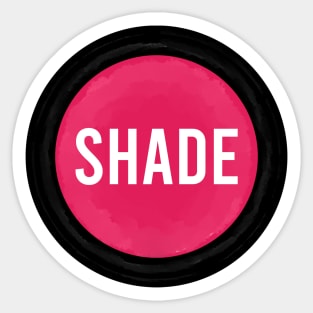 shade button Sticker